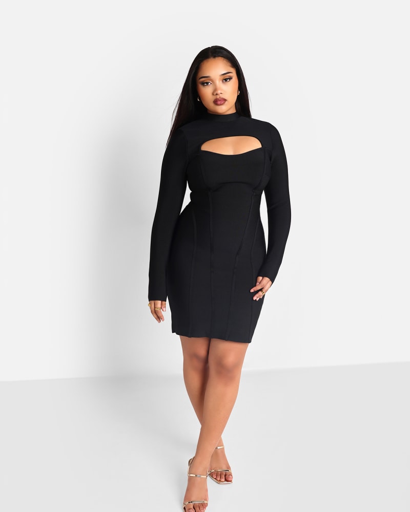 Keyhole bodycon dress on sale